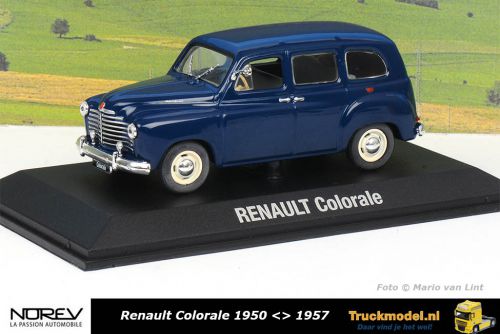 Norev 77 11 575919 Renault Colorale 1950 - 1957 Donkerblauw