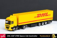 Herpa De Kleine DHL DAF CF85 Space Cab boxtrailer