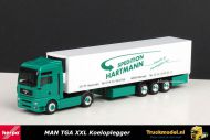 Herpa 250184 Spedition Hartmann MAN TGA XXL Koeltrailer