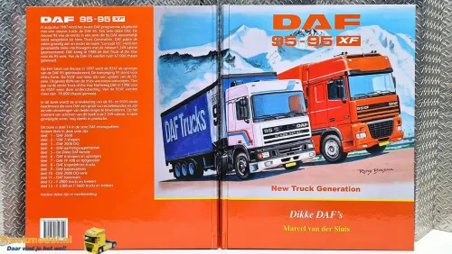 Boek Daf F95 en 95 XF New Truck Generation Dikke Dafs