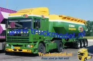 Boerman Transport Daf 95 Space Cab onderlosser bulkoplegger foto