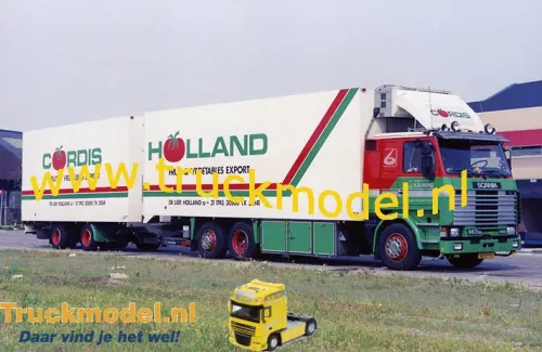 AJ vd Berg De Lier Cordis Scania 143 450 koel wipkarcombi foto