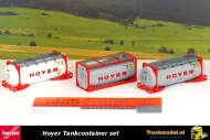 Herpa 076500-006 Hoyer 20ft Tankcontainer set