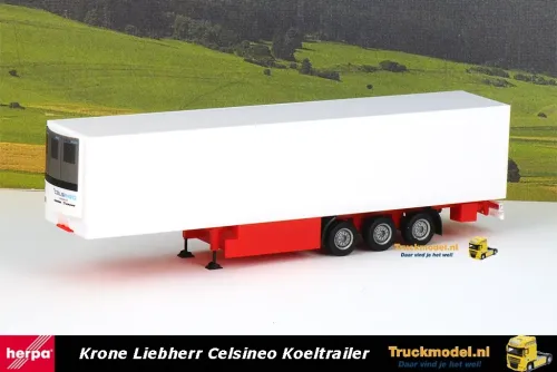 Herpa 076746-002 Krone Liebherr Celsineo koeltrailer