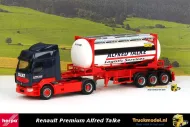 Herpa 152846 Alfred Talke Renault Premium Swaptankcontainer trailer