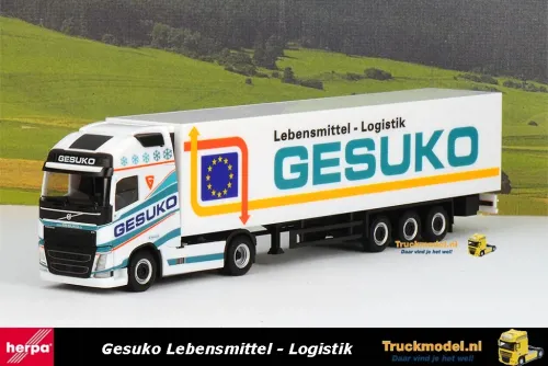 Herpa 303804 Gesuko Volvo FH4 Globetrotter XL Koeltrailer