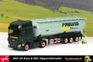 Herpa 305983 Freund Frechen DAF XF Euro 6 SSC Kipper silotrailer