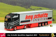 Herpa 306980 Kay Schultz Eggebek Volvo FH500 Globetrotter XL trekker schuifzeiloplegger