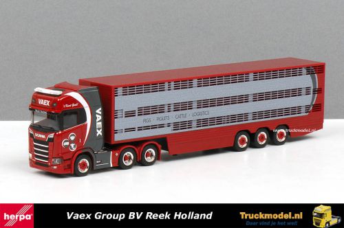 Herpa 309646 Vaex Group Scania S HL veetrailer