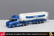 Herpa 309868 Forsgards Sweden Scania T5 kipper silotrailer