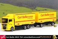 Herpa 310222 Carl Balke GmbH MAN TGX wisselbakken combinatie