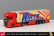 Herpa 310420 Franz Wirtz Scania S Highline Koeltrailer