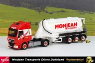 Herpa 310451 Monjean Transporte Iveco Stralis XP onderlosser bulkoplegger