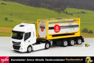 Herpa 310604 Iveco Stralis XP Eurotainer 20ft tankcontainer oplegger