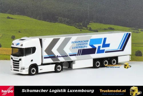 Herpa 312189 Schumacher Luxemburg Scania S HL Koeltrailer