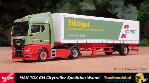 Herpa 312684 Wandt MAN TGX GM trekker citytrailer