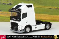 Herpa 313346 Volvo FH05 Globetrotter XL 4x2 trekker wit