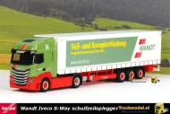 Herpa 313438 Wandt Iveco S-Way trekker schuifzeiltrailer