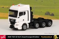 Herpa 313513 MAN TGX GX 8x4 Zwaartransporttrekker Wit