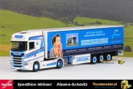 Herpa 313636 Hohner  Planen Schmitz Scania S HL schuifzeiloplegger