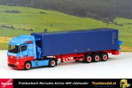 Herpa 313919 Frankenbach Mercedes Actros Hammar 40ft sideloader containertrailer