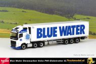 Herpa 313971 Blue Water DK Volvo FH5 Globetrotter XL koeltrailer