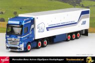 Herpa 314312 JSB Mercedes Actros MP5 GigaSpace 6x2 koeltrailer