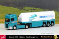 Herpa 314428 Schlatt Scania NG R Highline Glastransporter