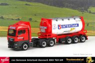 Herpa 314541 LS Intertank DK MAN TGX GM trekker swaptankcontainertrailer