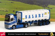 Herpa 314718 WG Salari Sittard Volvo FH5 30ft kipper bulkcontainetrailer