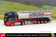 Herpa 314725 Alfred Talke Mercedes Actros MP5 BigSpace ADR Vacuum kipper silotrailer