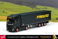 Herpa 315173 H Freund Scania S Highline trekker walkingfloortrailer