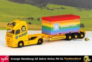 Herpa 315364 Acargo Maersk Rainbow Volvo FH XL 20ft box containertrailer