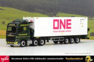 Herpa 315531 Ancotrans One Volvo FH5 sideloader containertrailer 