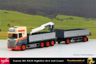 Herpa 316026 Verheul Twello Scania NG R520 Open combi met kraan