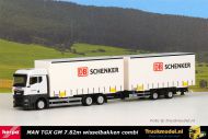 Herpa 316040 DB Schenker MAN TGX GM wisselbakken volume combinatie