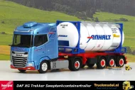 Herpa 316323 Anhalt Daf XG trekker tankcontainertrailer