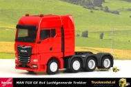 Herpa 316965 MAN TGX GX 8x4 Luchtgeveerde trekker Rood