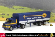 Herpa 317061 ASG Scania T143 trekker huifoplegger