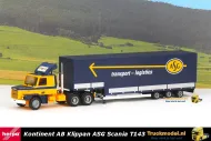 Herpa 317191 KA ASG Scania T143 stepframe huifoplegger