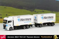 Herpa 317658 Hermes Pakketdienst MAN TGX GX wisselboxen combi