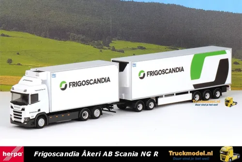 Herpa 317702 Frigoscandia Zweden Scania NG R 24 meter koelcombinatie