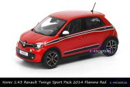 Norev 517416 Renault Twingo Sport Pack 2014 Flamme red