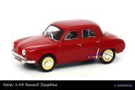 Norev 77 11 575 922 Renault Dauphine Bordeau red yellow