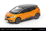 Norev 77 11 780 364 Renault Scenic 2016 Jaune Noir