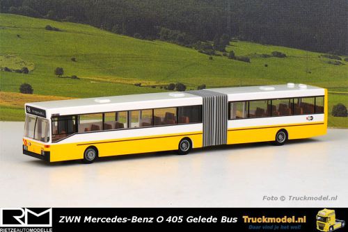 Rietze 69838 ZWN Mercedes-Benz O 405 G Gelede Bus